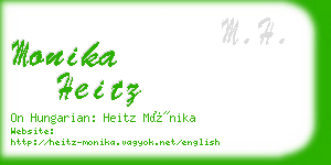 monika heitz business card